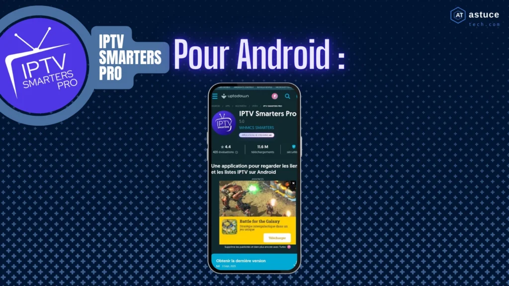 IPTV Smarters Pro pour Android