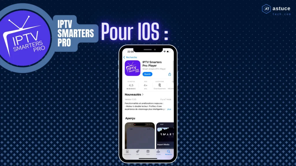 IPTV Smarters Pro pour iOS