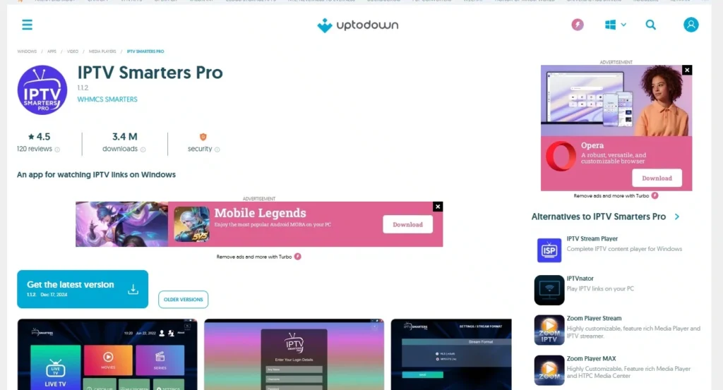 télécharger iptv smarters pro sur windows