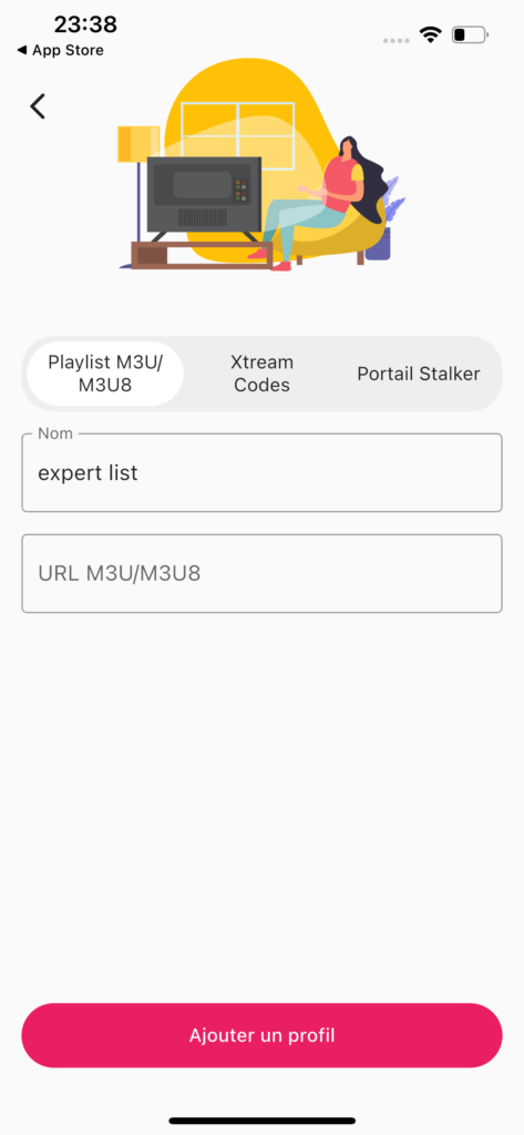 Ajouter une liste iOS
