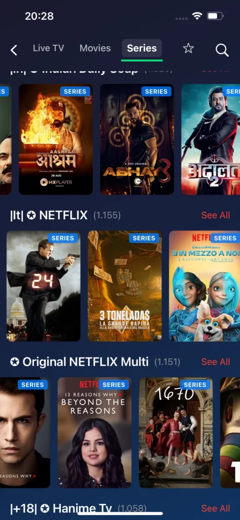 vod sur ios : iphone
