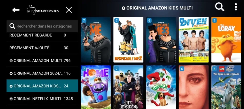 vod sur smarters pro android