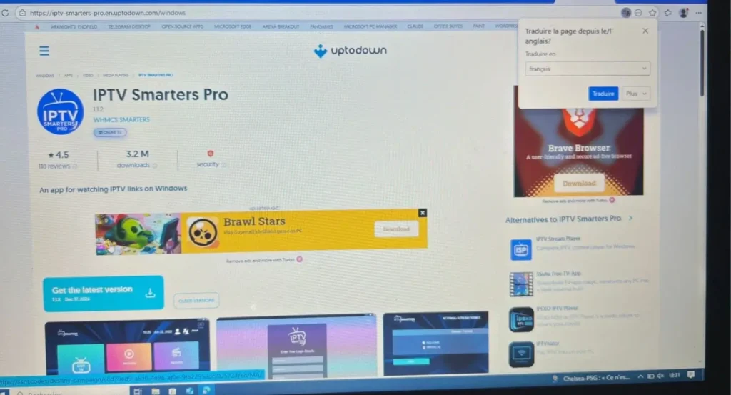 IPTV Smarters Pro pour Windows